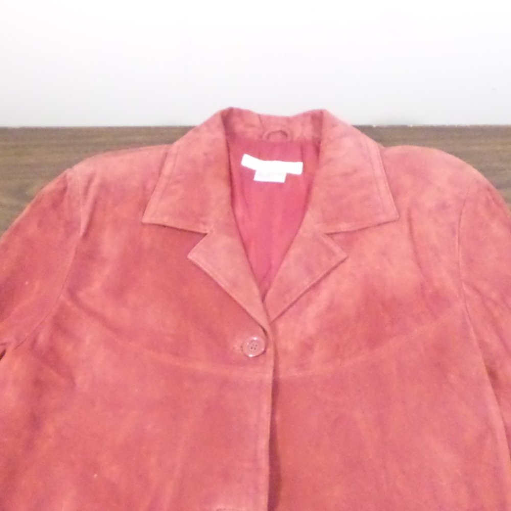 Women's Red Leather Jacket
